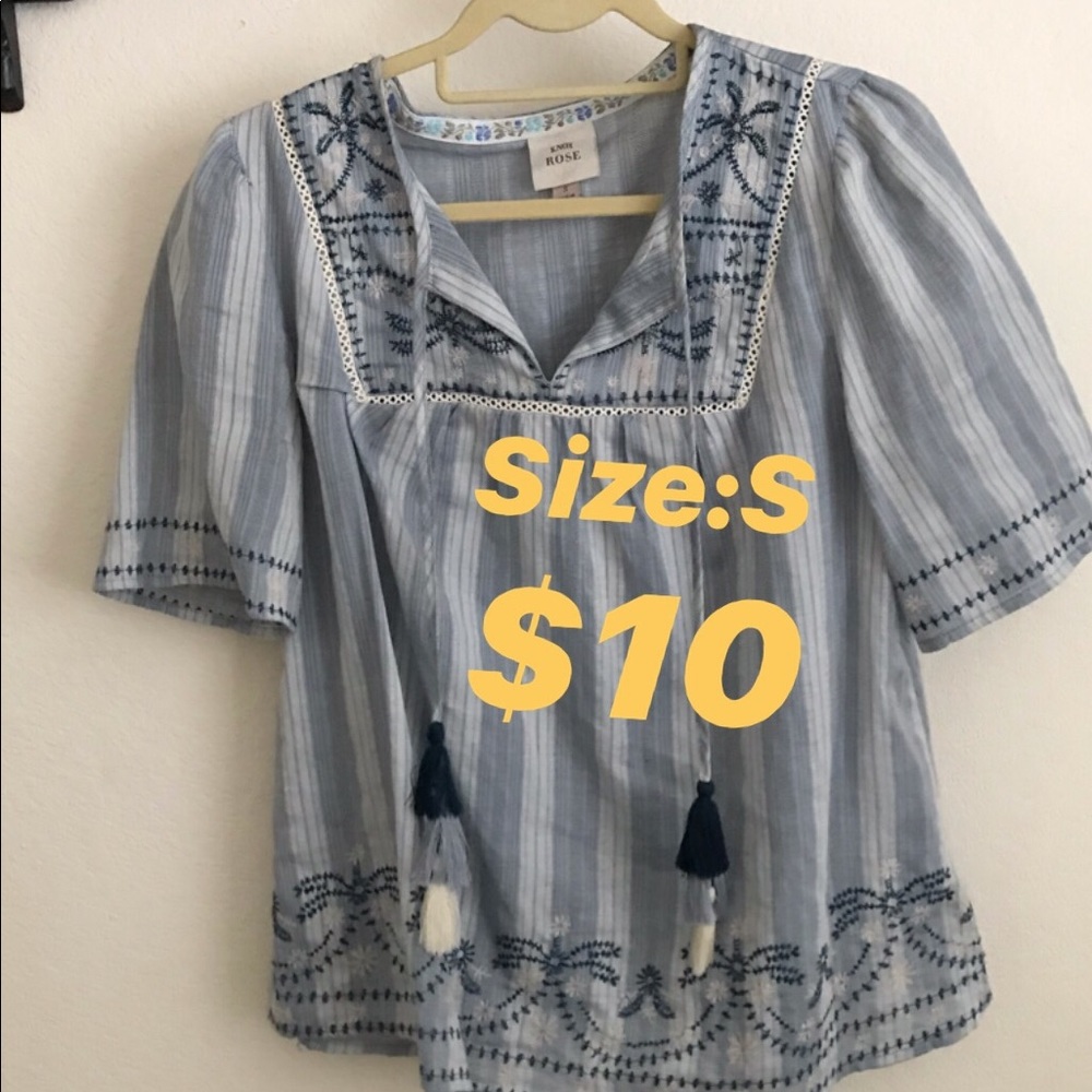 Linen babydoll Blouse